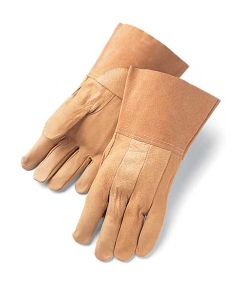 4" Economy cuff pigskin palm TIG/MIG welding glove, L