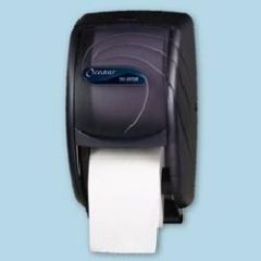 Duett Standard Bath Tissue Dispenser, Black, 6/cs