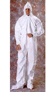 Saranex Suit, Tychem SL, Laminated 23-P, Medium, 12/cs