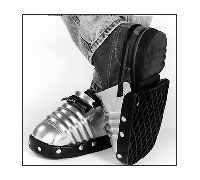 Foot Guard w/ Rubber Sole, Steel
