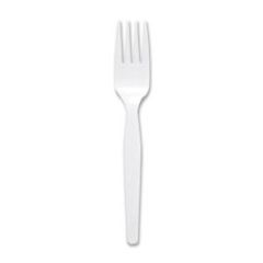 SmartStock Plastic Cutlery Refill, Forks, White, 960 per case
