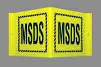 MSDS "V" Sign