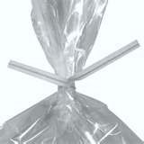 10" White Vinyl Twist Ties, 2000/box; 10 bx/cs