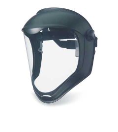Bionic Facesheild, Complete Unit , Black Matte w/ Clear AF Visor