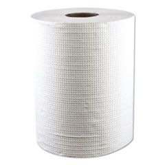 8" White Roll Towel Non-Perforated, 12/cs