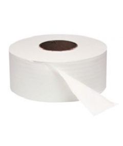 Toilet Tissue, Jumbo, 2-ply, Nonperforated, White, 1000'